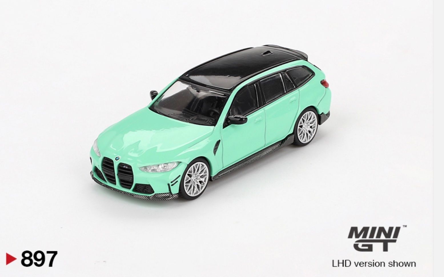 BMW Modellini d'auto: BMW M3 M Performance Touring 1/64 Mini GT Mint Green – Nuovo e nell'imballaggio originale da Wohlen AG venduto da PrivatSammlung 1