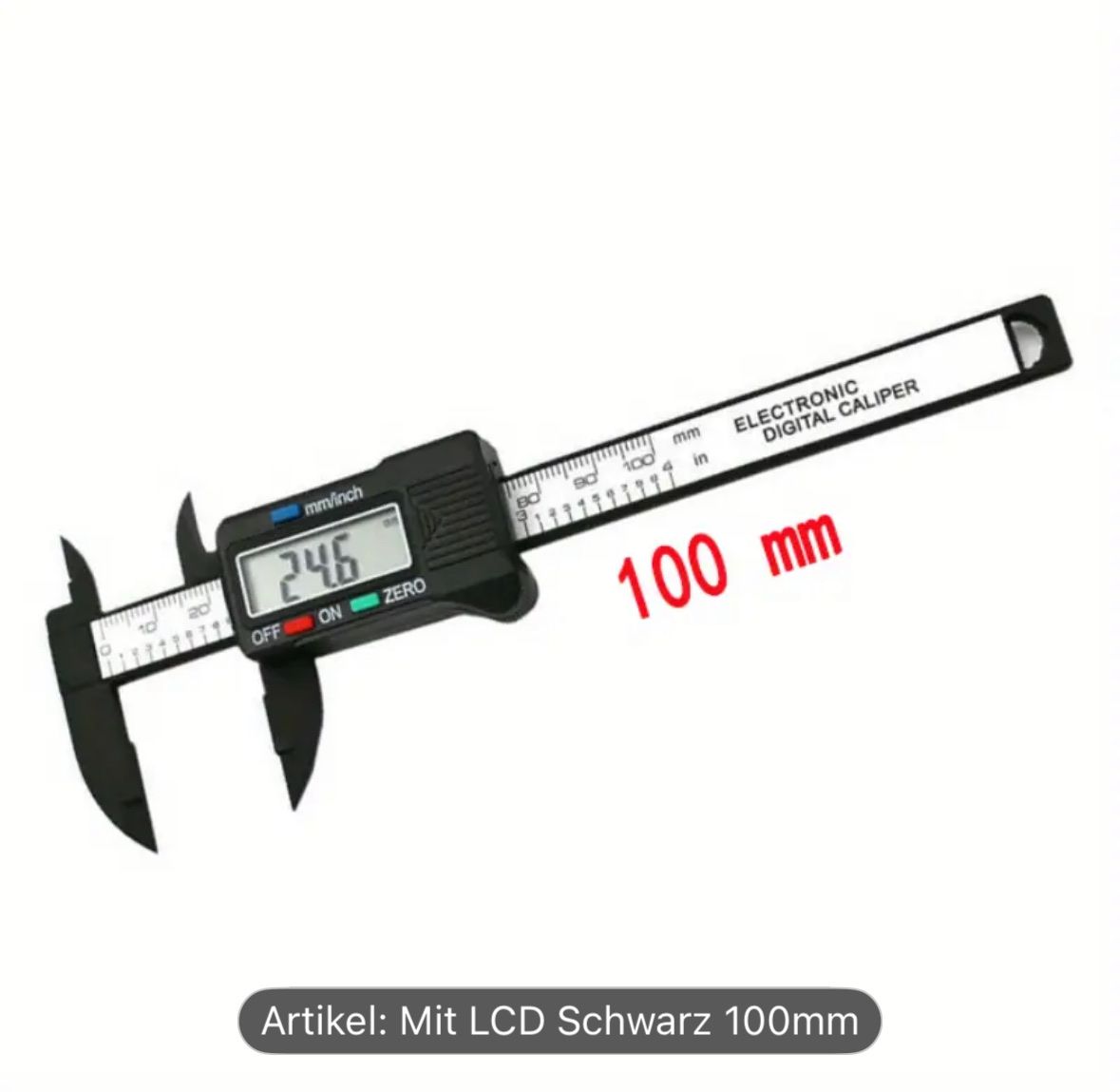 Misurare: Digitaler Messschieber Messlehre Schieblehre – Nuovo e nell'imballaggio originale da Winterthur venduto da sutti02