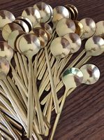 60 Stück Kaffeelöffel gold z.b. Hochzeit