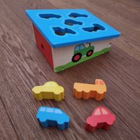 Goki, Holzspielzeug Formensortierspielzeug ab 1 Jahr Kinder