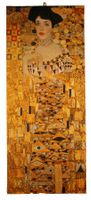 KLIMT,ADELE BLOCH-BAUER,Reproduktion auf Leinen im Grossbild