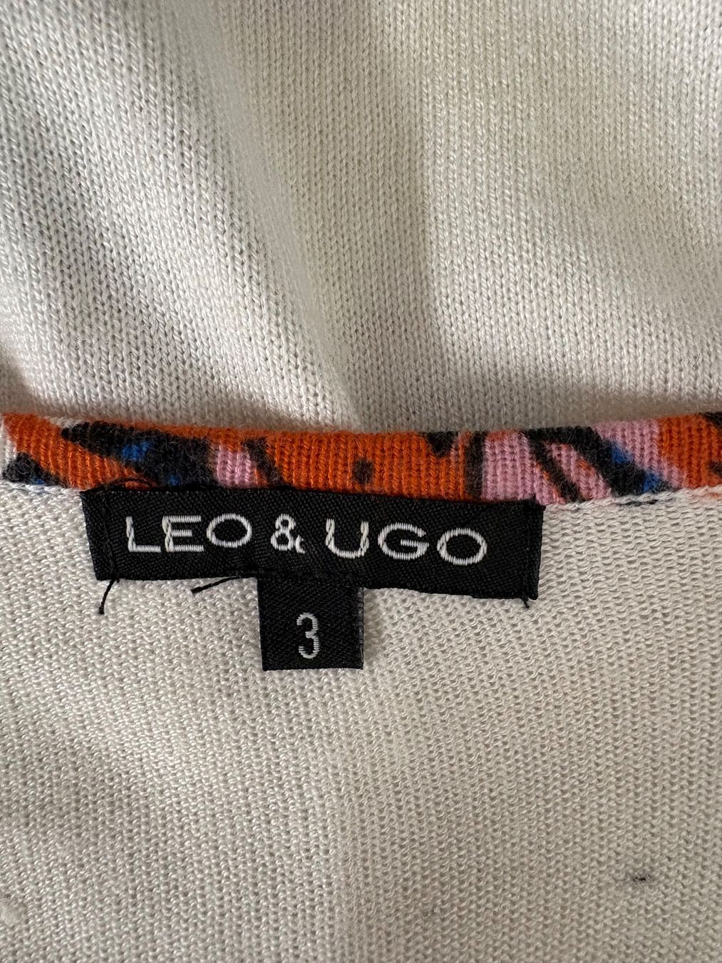 Maglioni & Felpe: Leo&Ugo Pullover Blumenmuster weiss bunt Glitzer 40 Kaschmir – Usato da Regensdorf venduto da secondchancefashion 4