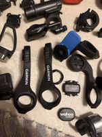 Grand lot d'accessoires vélo : Supports Garmin, Wahoo Cadenc