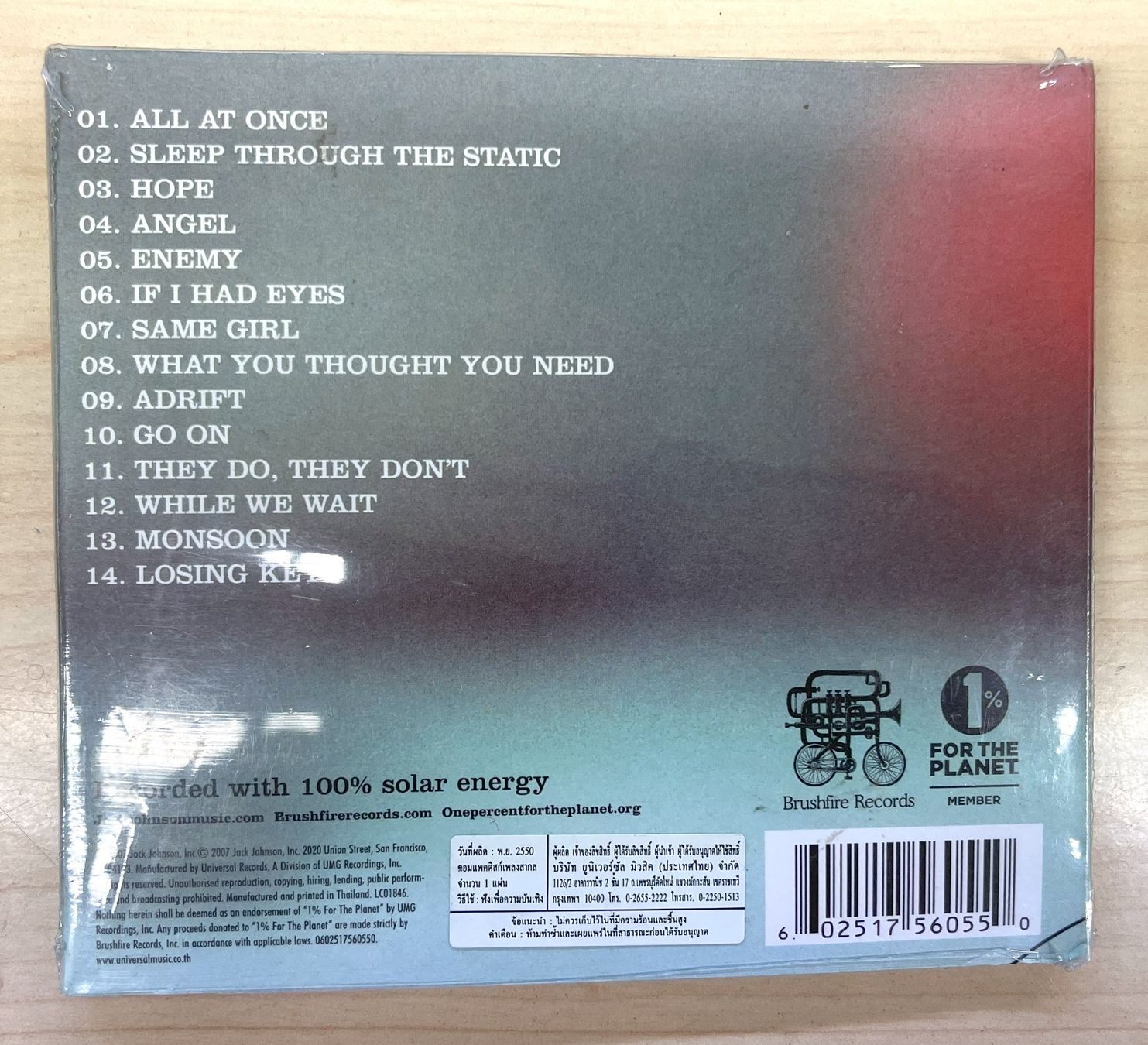 CDs: Sleep Through The Static by Jack Johnson CD – Neu und originalverpackt aus Oftringen von Vucki 1