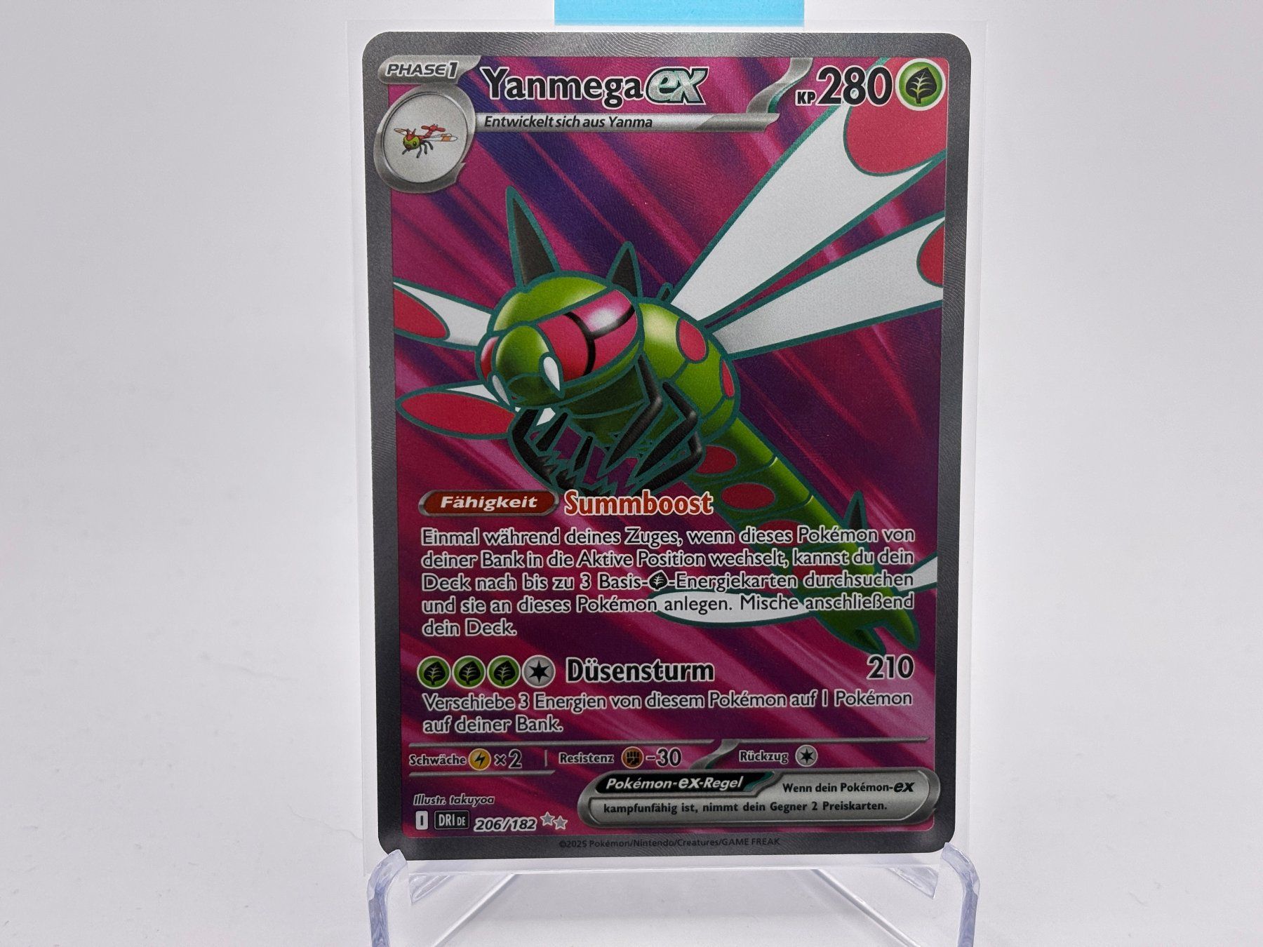 Pokémon Carte collezionabili: Ewige Rivalen - Yanmega ex  (DRI 206) - DE – Nuovo (secondo la descrizione) da Allschwil venduto da Bullach