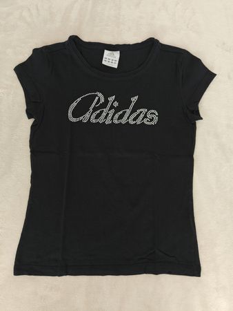 Adidas T-Shirt Damen schwarz Grösse 36