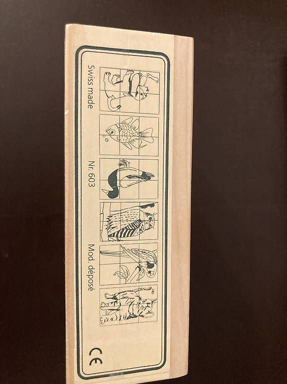 Puzzle: Schönes Holzwürfel Puzzle – Usato da basel venduto da RaKu84 1