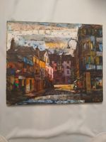Oelbild von OLIVIER FOSS  "Café Schnell" org.Rorschach