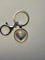 Porte-clés cœur papillons - accessoire printanier 🦋🦋 52