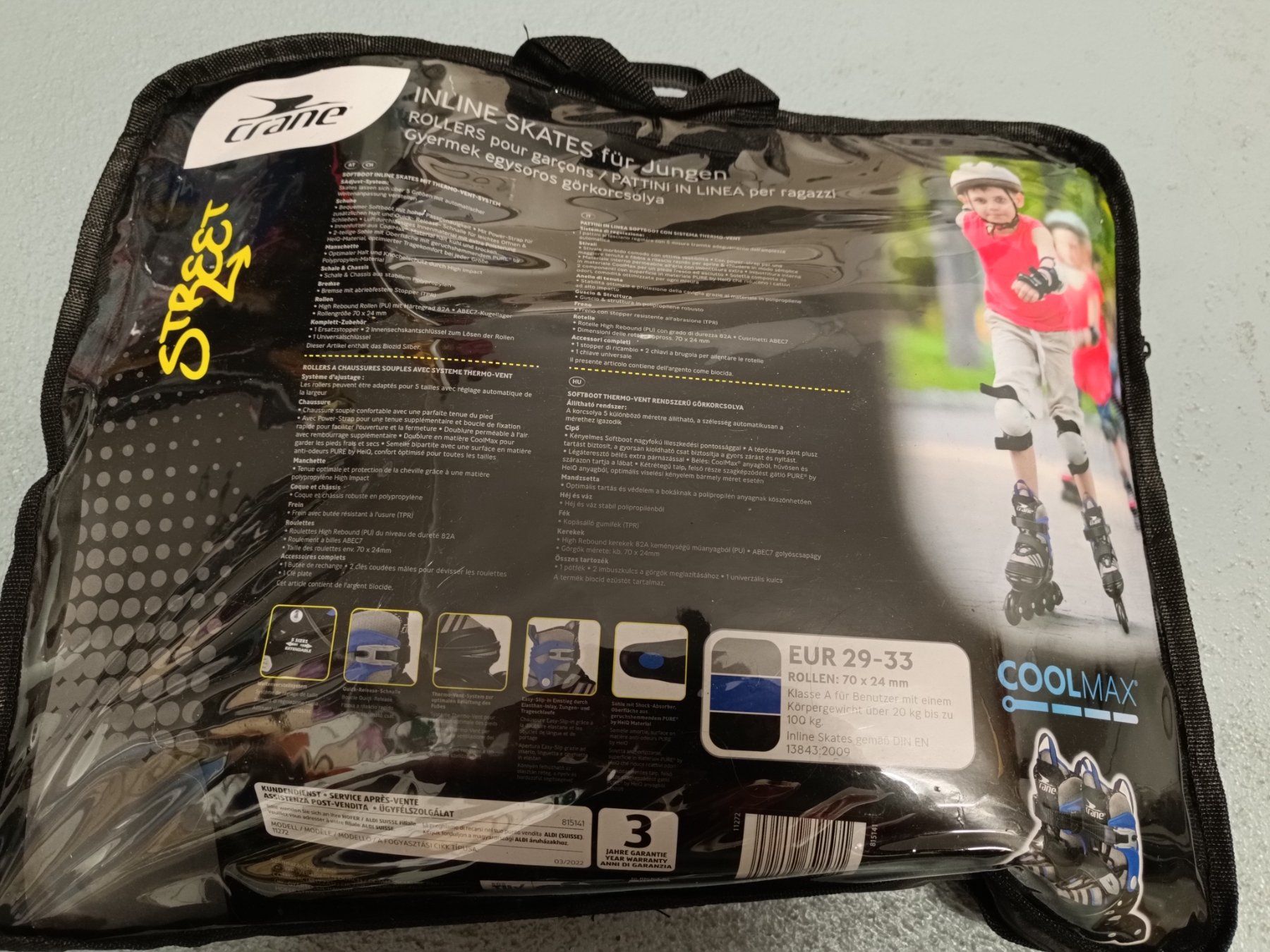 Inline-Skating & Rollschuhe: Neue Inline Skates 29-33 – Neu und originalverpackt aus Wohlen AG von Fabe3 2