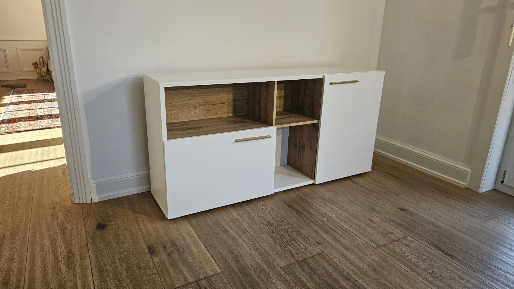 Kommoden: Sideboard / Kommode in Weiss und Eichenoptik, 150 cm – Gebraucht aus Luzern von ramon.gu 1