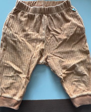 Pantalon bébé côtelé bio, taille 74, parfait pour l'hiver!