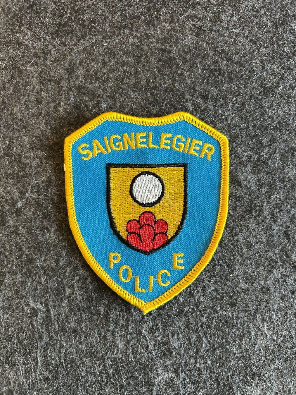 Placchette & Badge: Patch, JU, Police Sainelégier – Usato da Berikon venduto da DGC-1995