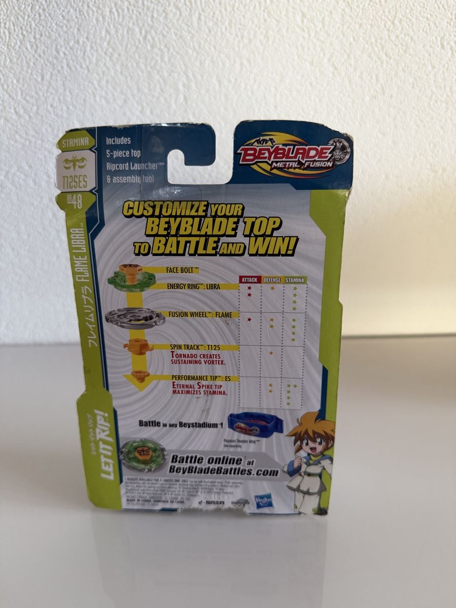 Hasbro Statuette: Beyblade Metal Fusion Flame Libra OVP – Nuovo e nell'imballaggio originale da Luterbach venduto da to.bey 2