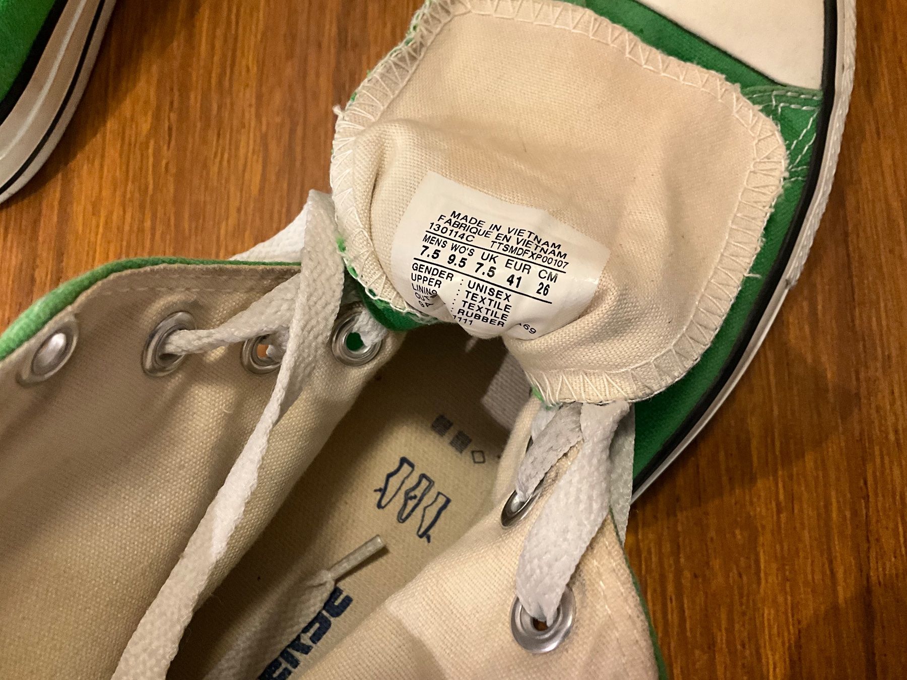 Converse Chaussures hommes: Converse Grün Gr. 41 – D'occasion à Fribourg par JohnZ89 3
