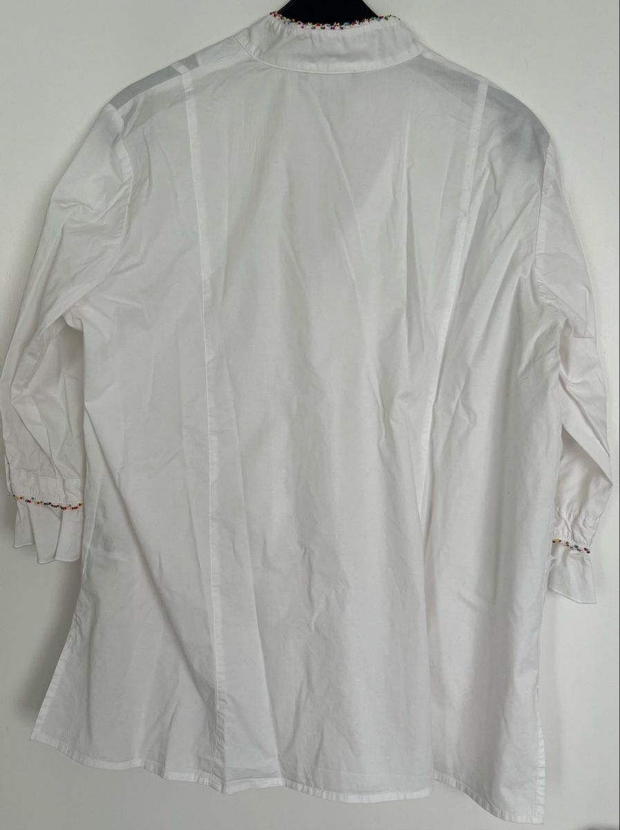 Camicette: Bluse oui & co weiss Grösse 44 mit Biesen  – Usato da Uster venduto da Family_Boutique 1