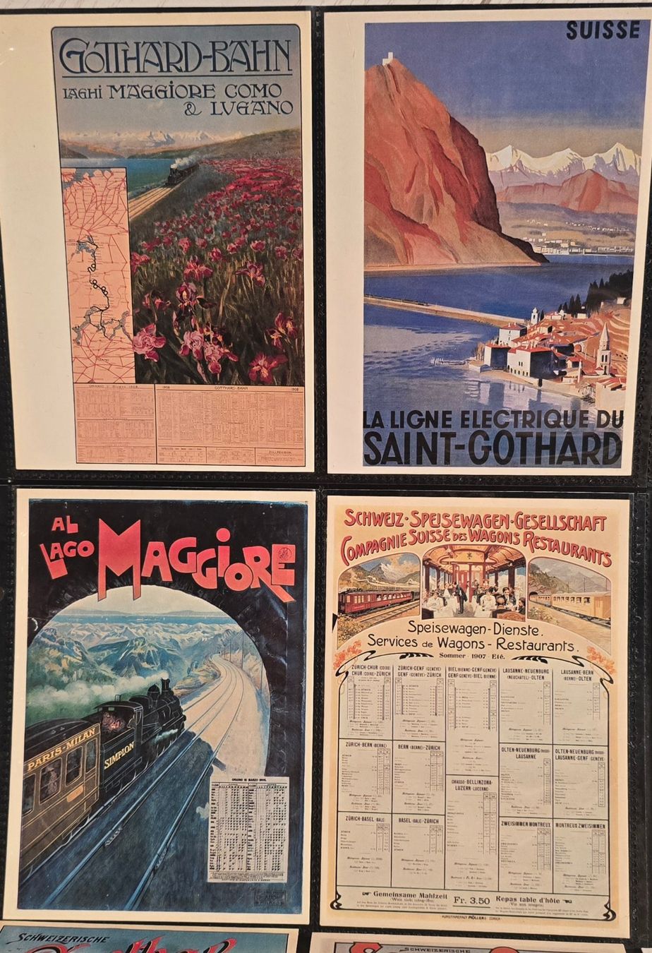 Cartoline postali: SBB - 20 Stück - POSTKARTEN - "Schweiz" - (Nostalgie) – Usato da Biel/Bienne venduto da Fischhene 1