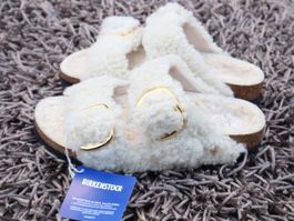 Birkenstock, Arizona Big Buckle Teddy Sherling, 37, NEU