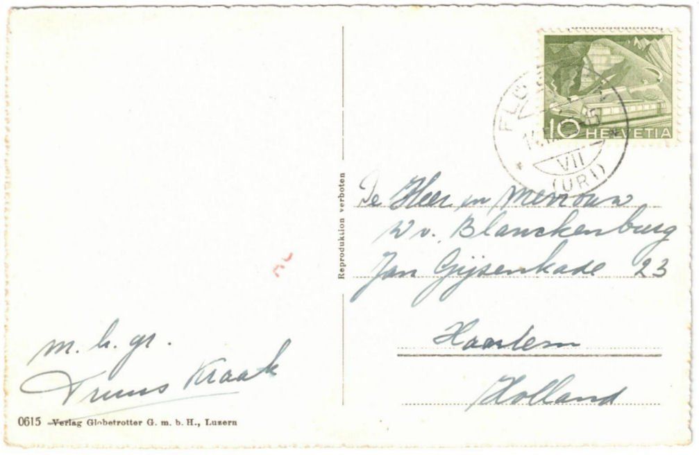 Cartoline postali: Bürgenstock - Standseilbahn – Usato da Binningen venduto da Mountainrider 1