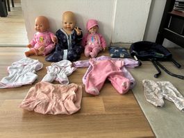 Babypuppen Thema schlafen und Reise