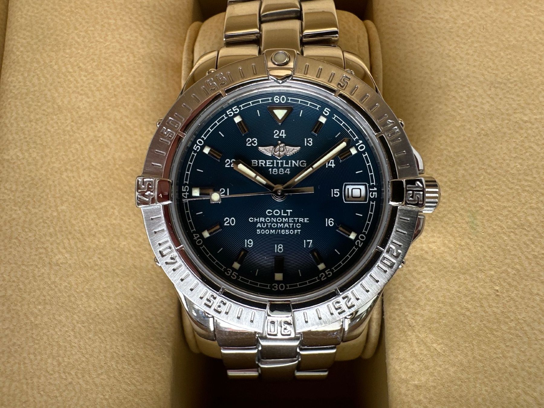 Breitling Orologi: Breitling Colt Automatic Midsize, 38mm Top Zustand, Full Set – Usato da Gelterkinden venduto da hrh_mw2g