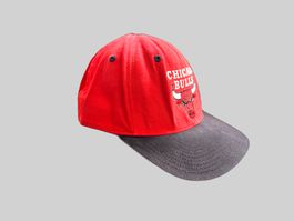 Casquette Chicago Bulls vintage snapback rouge/noir NBA