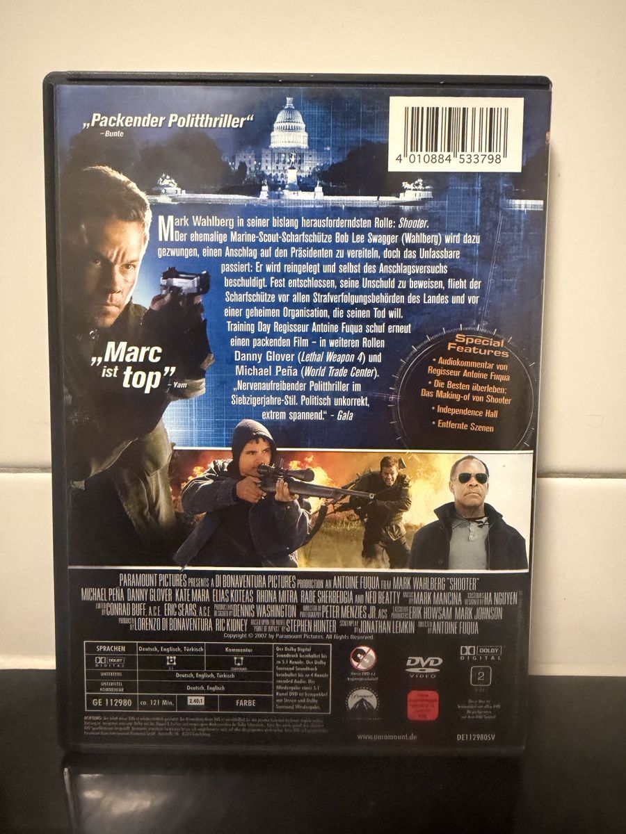 Tutti i DVDs: Shooter DVD guter Zustand – Usato da Lausen venduto da EisAmStiel94 1
