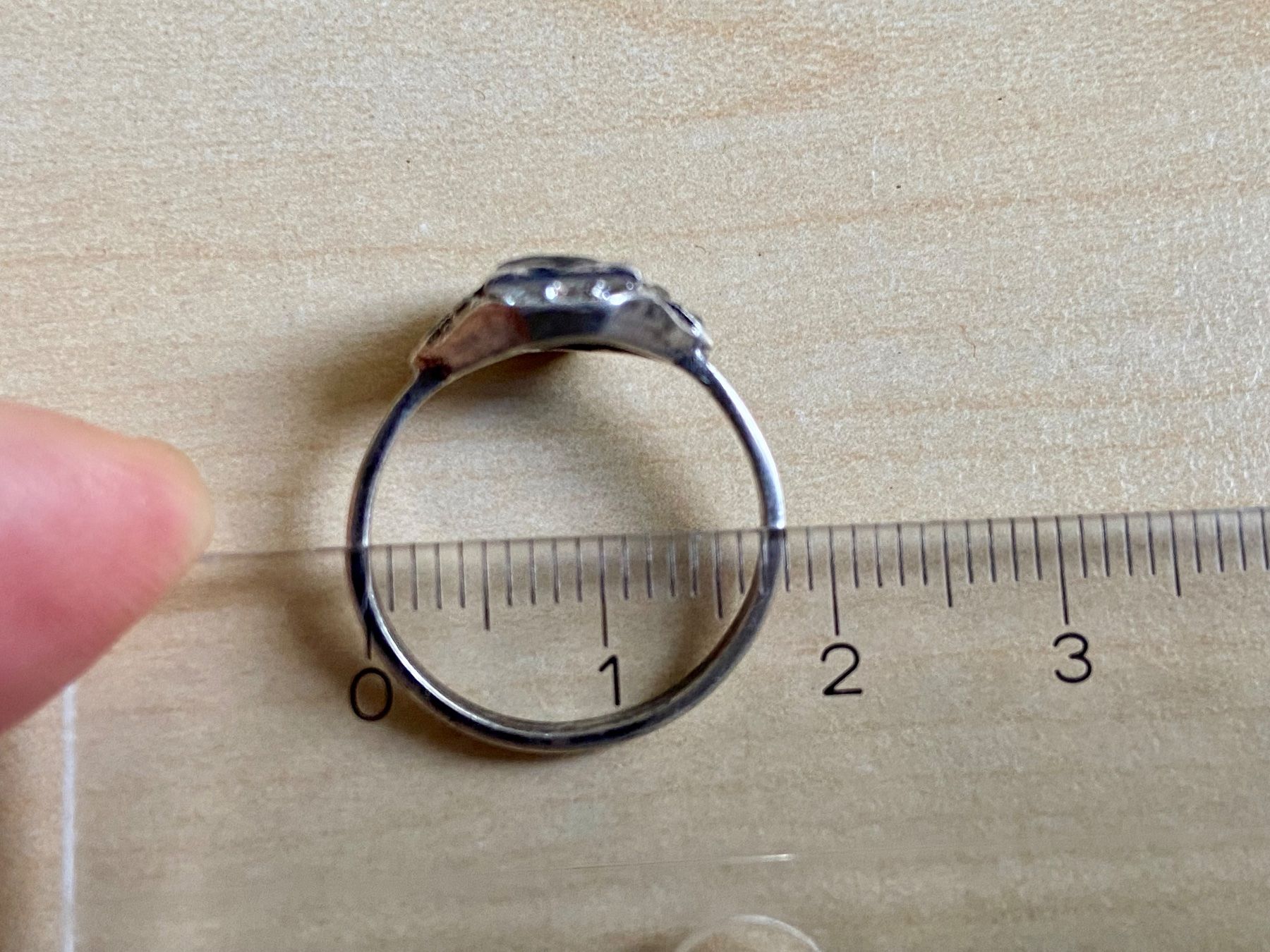 Anelli: Art Deco Silber Ring 1920 mit Stempel – Usato da Niederhasli venduto da YHHC 9