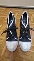 Damenschuhe gr 38 schwarz / weiss