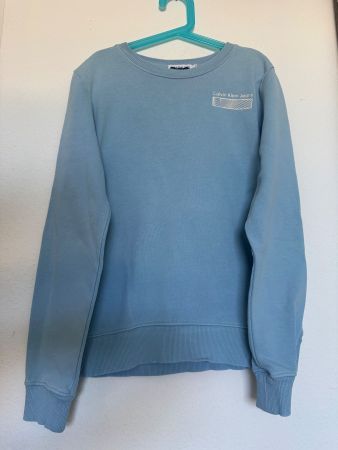 Pull Calvin Klein bleu clair 12 ans