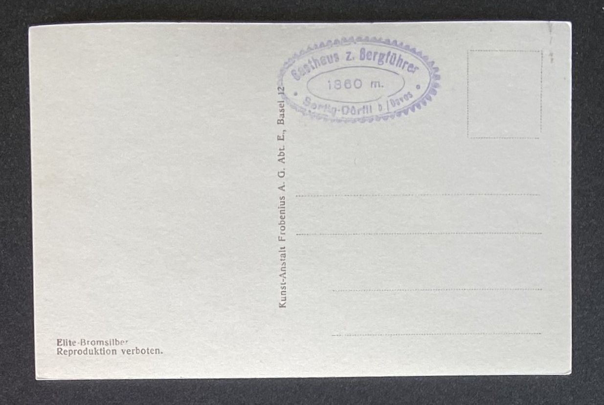 Cartoline postali: AK Sertig-Dörfli bei Davos – Usato da Böckten venduto da Hansi36 1