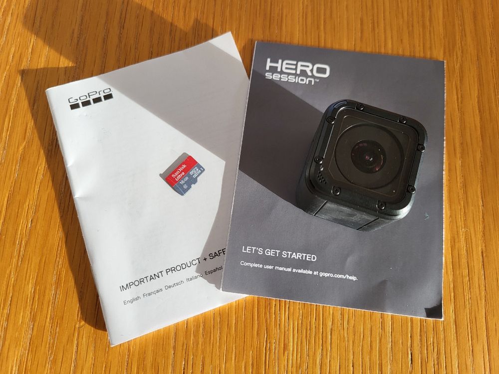 Go Pro Hero 4 Session mit Zubehör und SD-Karte | Kaufen auf Ricardo