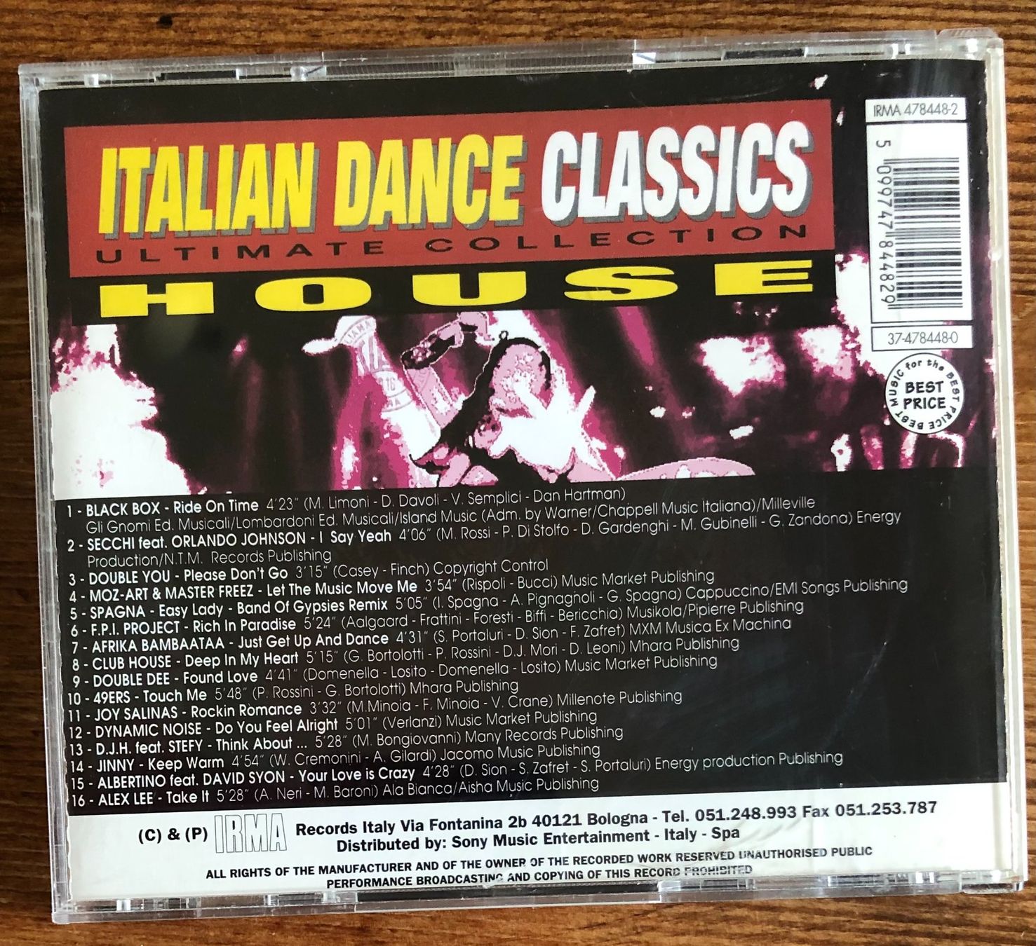 CD: VA - Italian Dance Classics - Ultimate Collection - House CD – Usato da Luzern venduto da Schlafenicht00 1