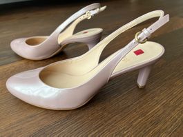 Högl Slingpumps Gr. 36 Lack Rosa Lila wie neu!
