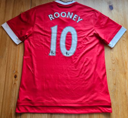 Manchester United Trikot #10 Rooney adidas Grösse L ManU