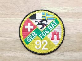Badge Geb Füs Bat 92 gelb