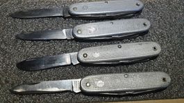 4x Victorinox/Wenger Militar 68 76 84 75 Alox Sackmesser