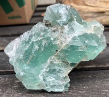 Grosser grüner Fluorit Rotstein, Aktion, alter Preis  105