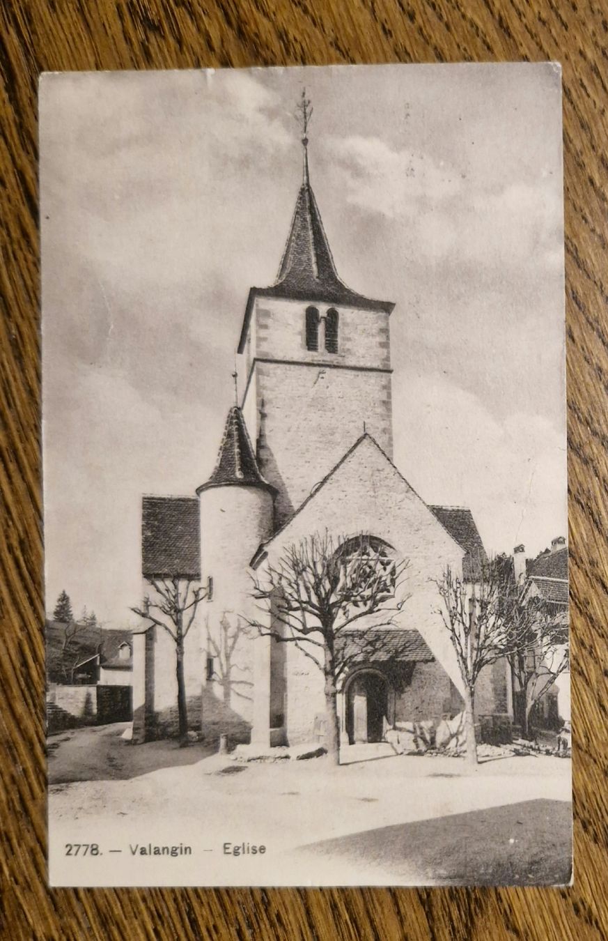Ansichtskarten: Eglise Calangin 1909 – Gebraucht aus Ebikon von Donar50