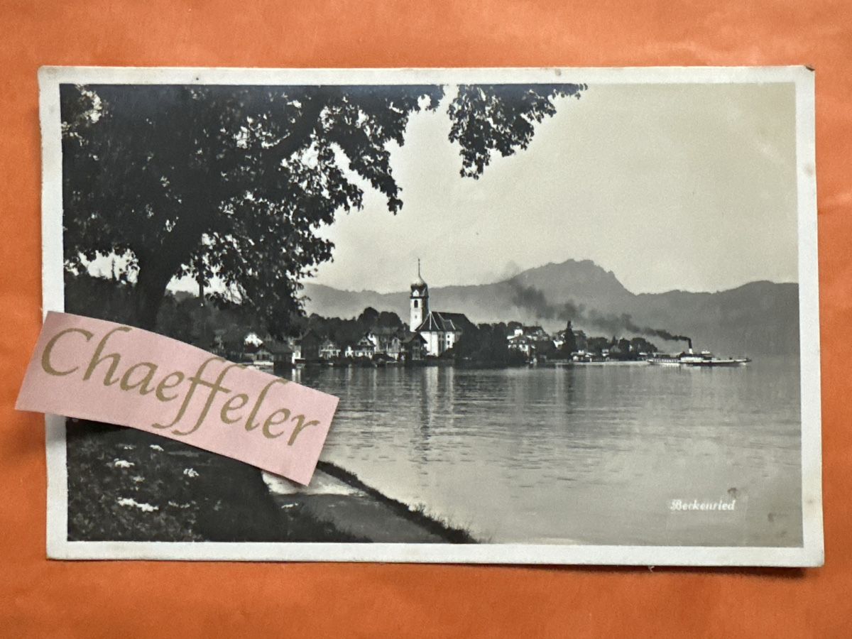 Ansichtskarten: 1928 Beckenried, Nidwalden – Gebraucht aus Zürich von Chaeffeler