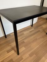 Tisch schwarz rechteckig (110 x 70 cm)