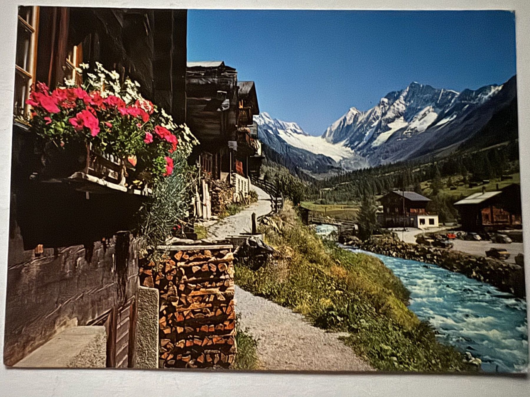 Cartoline postali: BLATTEN - im Lötschental - Ansichtskarte – Usato da Tegerfelden venduto da siebenmacky
