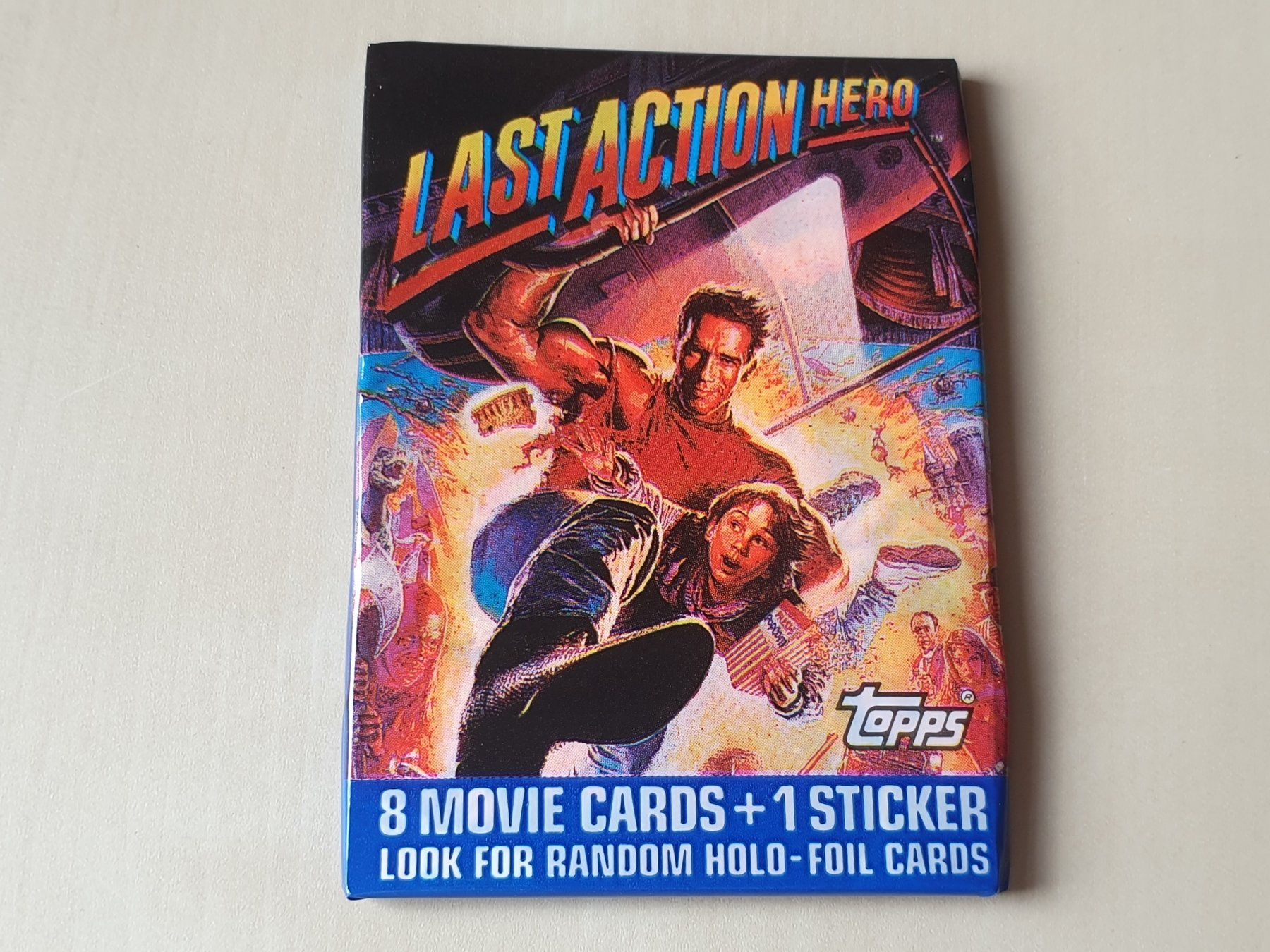 Topps Carte collezionabili: Last Action Hero Topps portofrei – Nuovo e nell'imballaggio originale da Stansstad venduto da collectorsshop 1