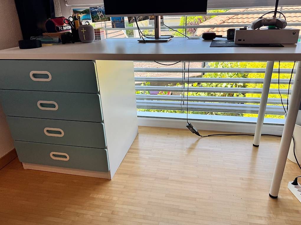Ikea Letti: Kinder-Hochbett mit Schreibtisch & Schubladen – Usato da Mellingen venduto da galway-dancer 2