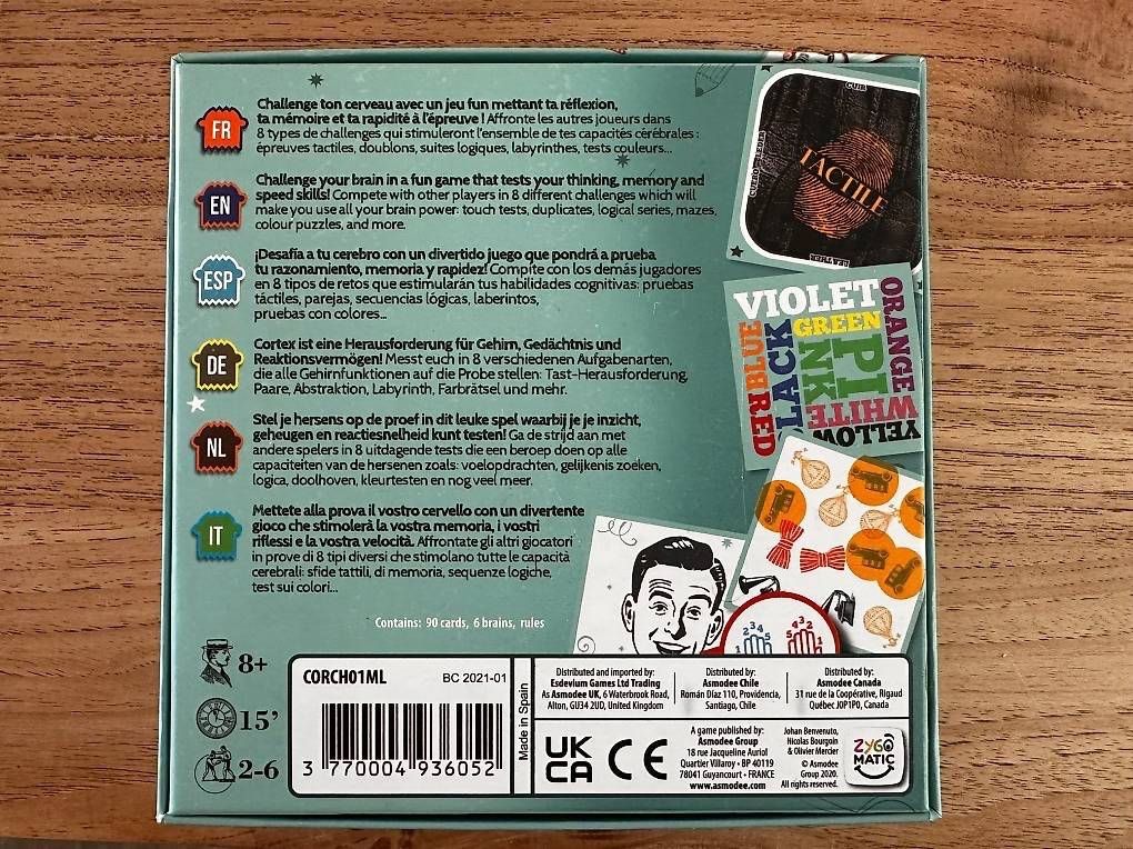 Giochi: Jeu de société Cortex Challenge - idéal pour les fêtes! – Nuovo (secondo la descrizione) da Leytron venduto da TipTop1912 1