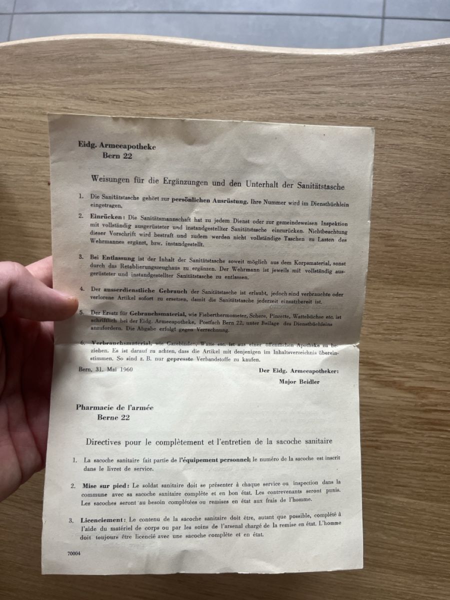 Verbandkästen: SchweizerArmee Apotheke! – Neu (gemäss Beschreibung) aus Stein AG von bri_2s62 3