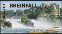 2015, Nr.1540-1542 in Markenheft "RHEINFALL" ungestempelt.