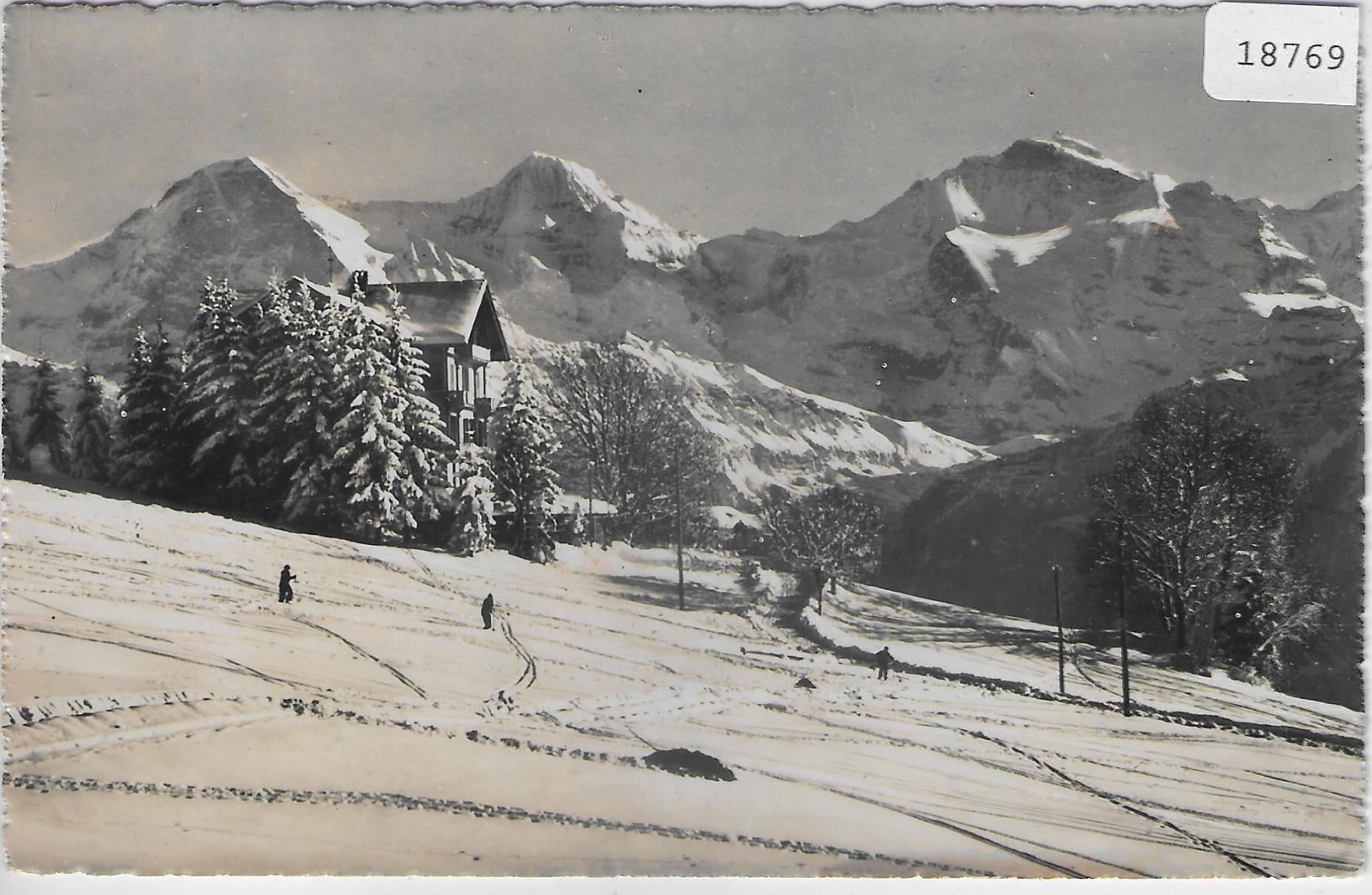 Cartoline postali: Beatenberg - Amisbühl im Winter en hiver – Antico da Ettingen venduto da Kartenplanet
