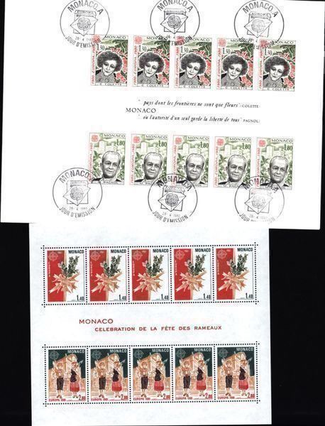 Tous les timbres: MONACO FDC/ Blocks etc. (AZ225) – D'occasion à Seuzach par Harri19 3