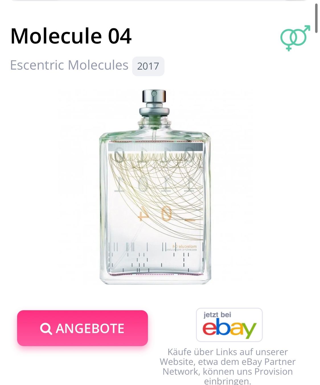 Parfum & Eau de Toilette: Molecule 04 Escentric Molecules EDT 2ML Abfüllung – Gebraucht aus Zürich von deruja 2